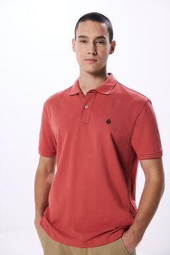 Springfield Polo piqué basico regular fit coral