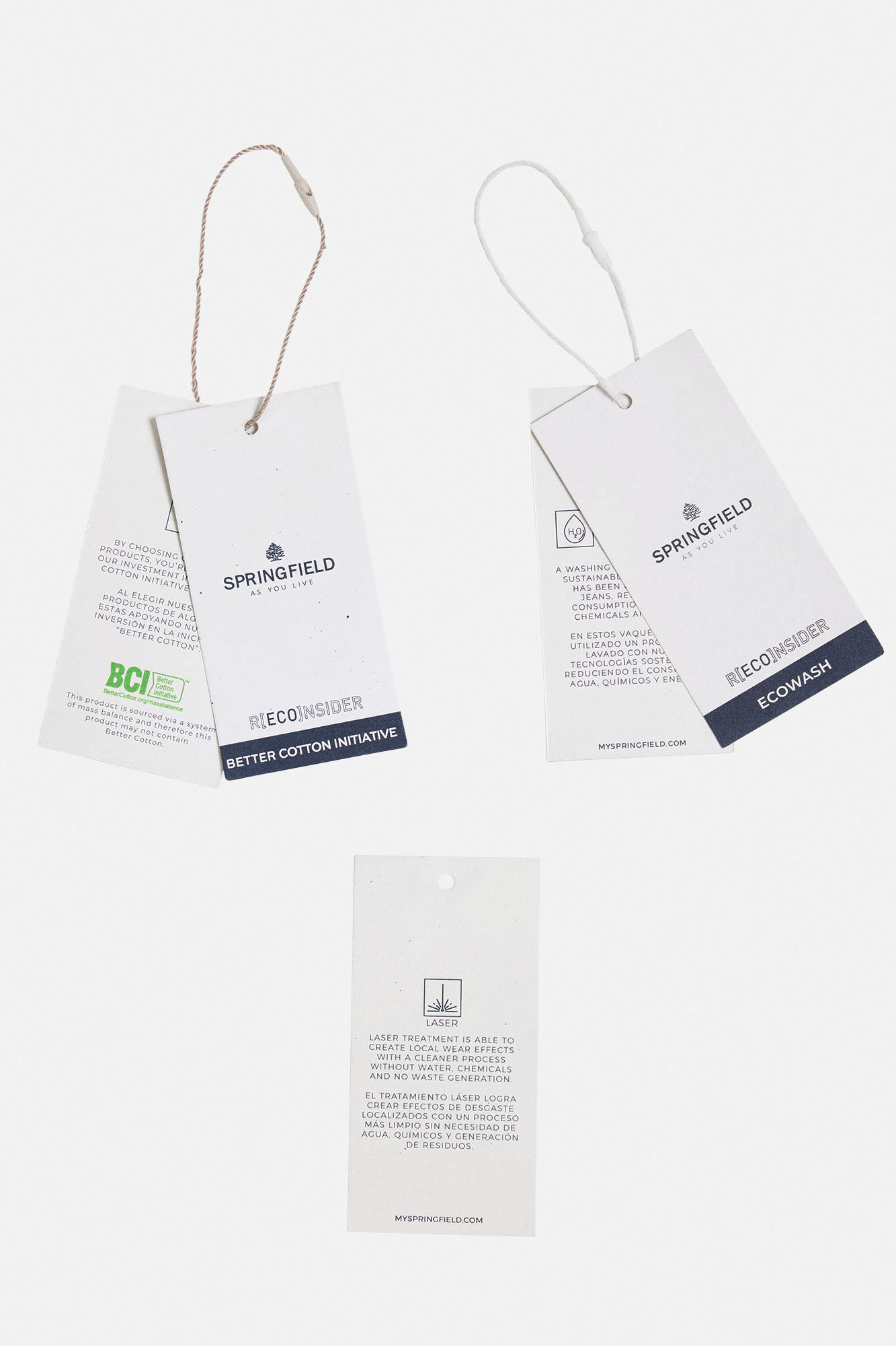 Springfield Jeans regular negro lavado negro