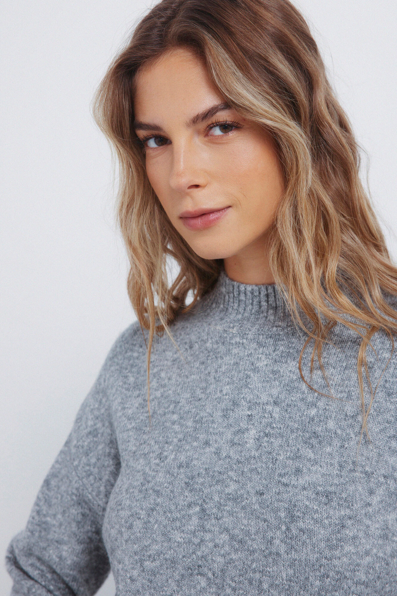 Springfield Jersey combinado de cuello Perkins estampado