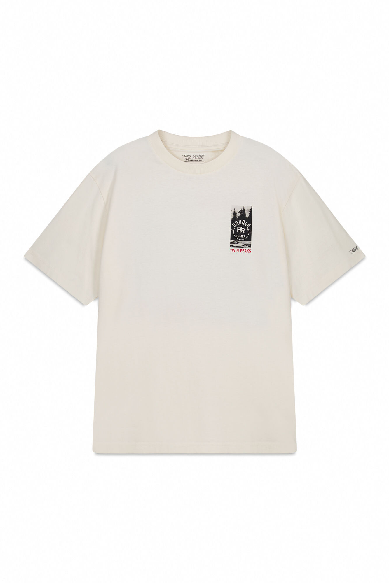 Springfield Playera Twin Peaks blanco