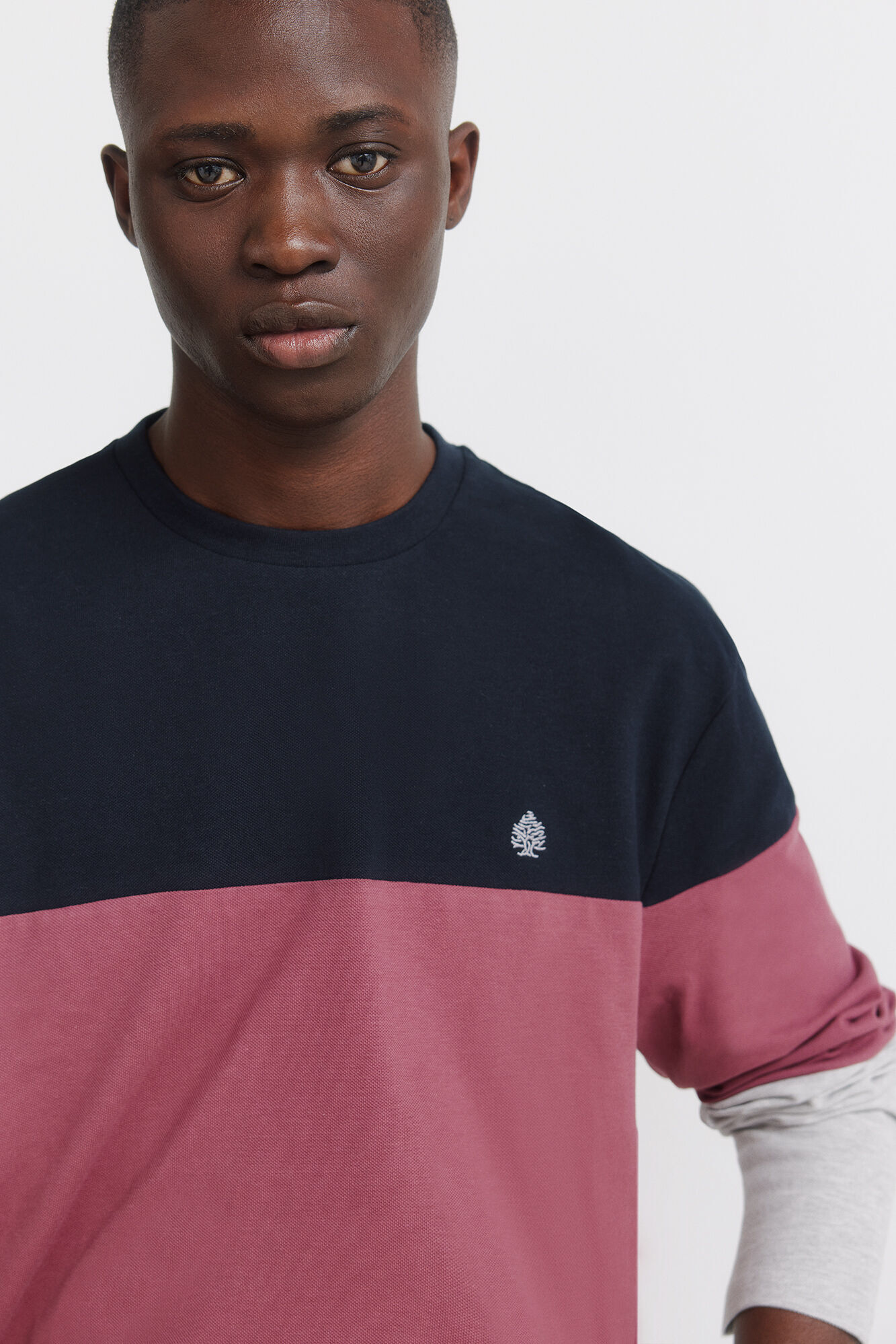 Springfield Camiseta manga larga piqu&eacute; bloques