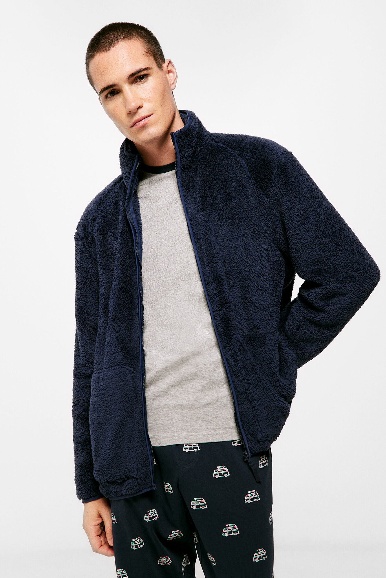 Springfield Chamarra homewear polar gris