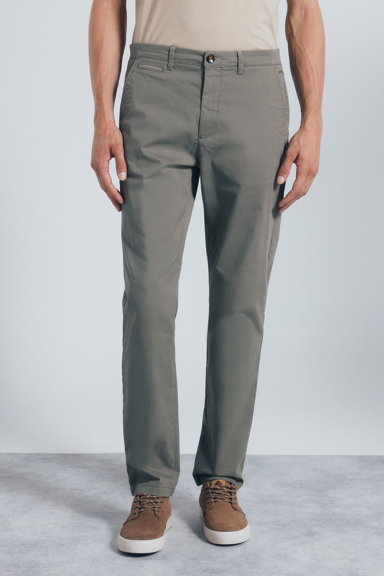 Springfield Pantal&oacute;n slim fit lavado