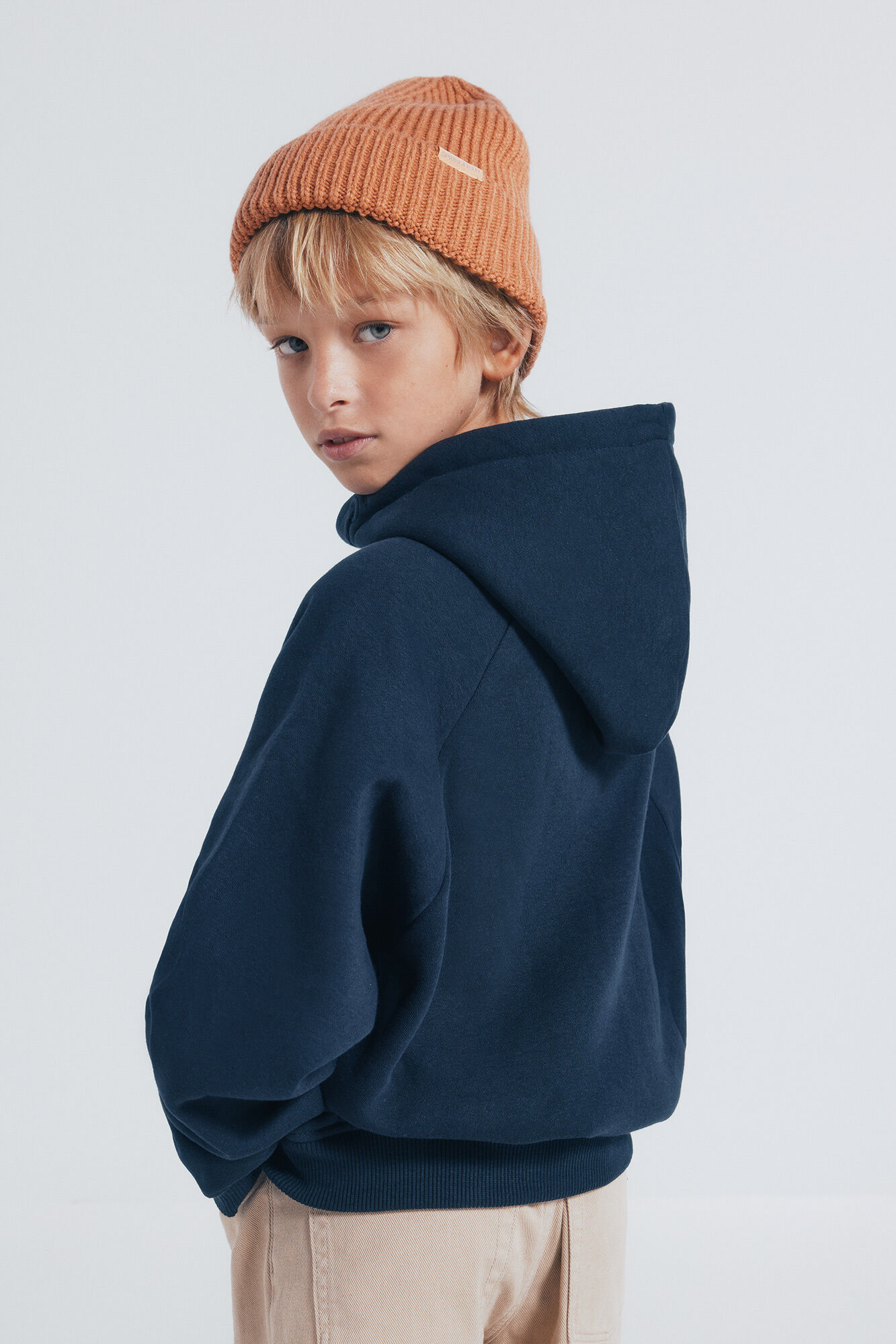 Springfield Kids Sudadera con capucha bici ni&ntilde;o azul