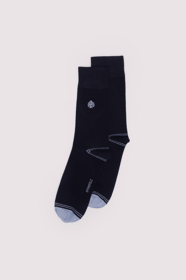 Springfield Calcetín largo logo Springfield negro
