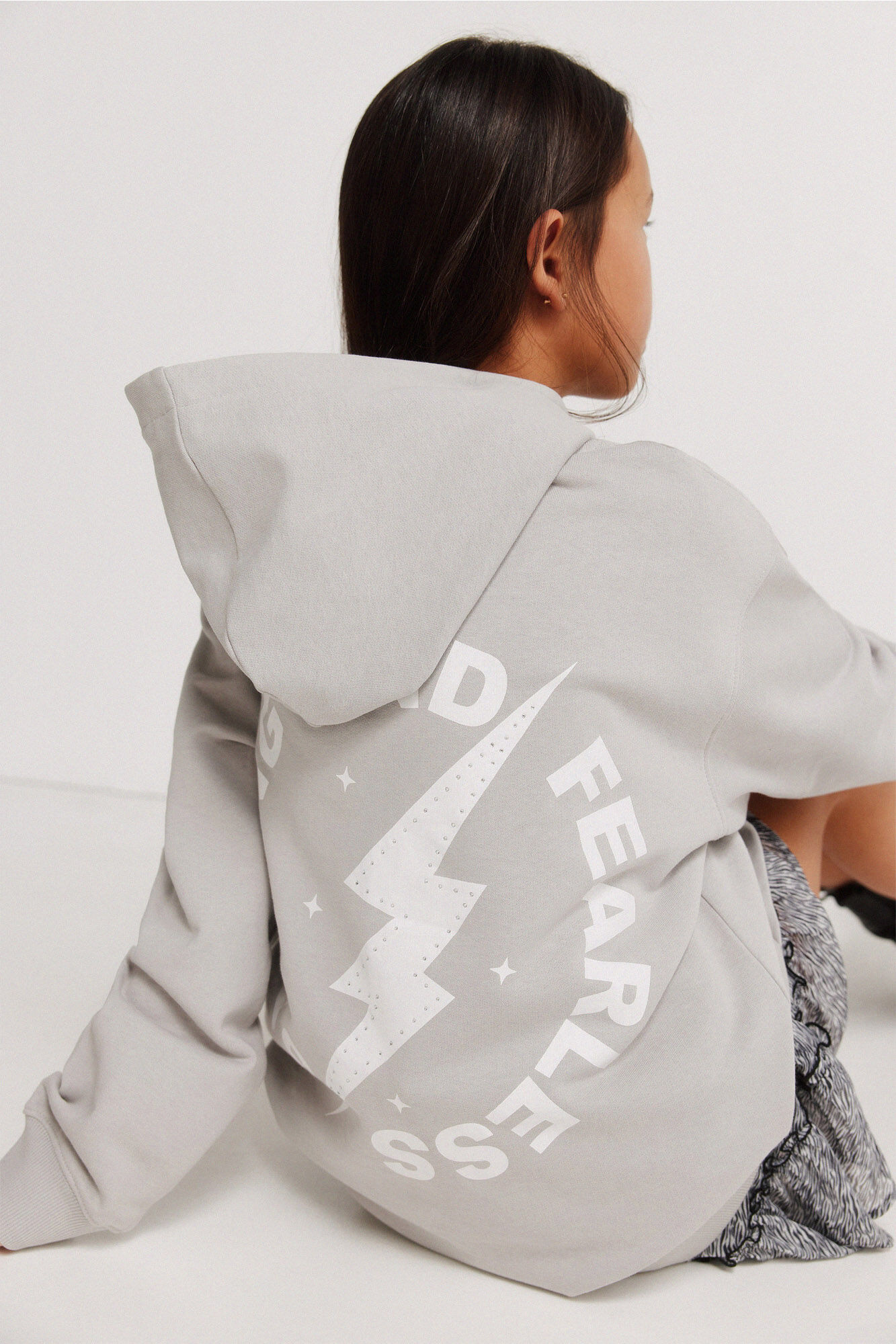 Springfield Kids Sudadera de rayo para ni&ntilde;a gris