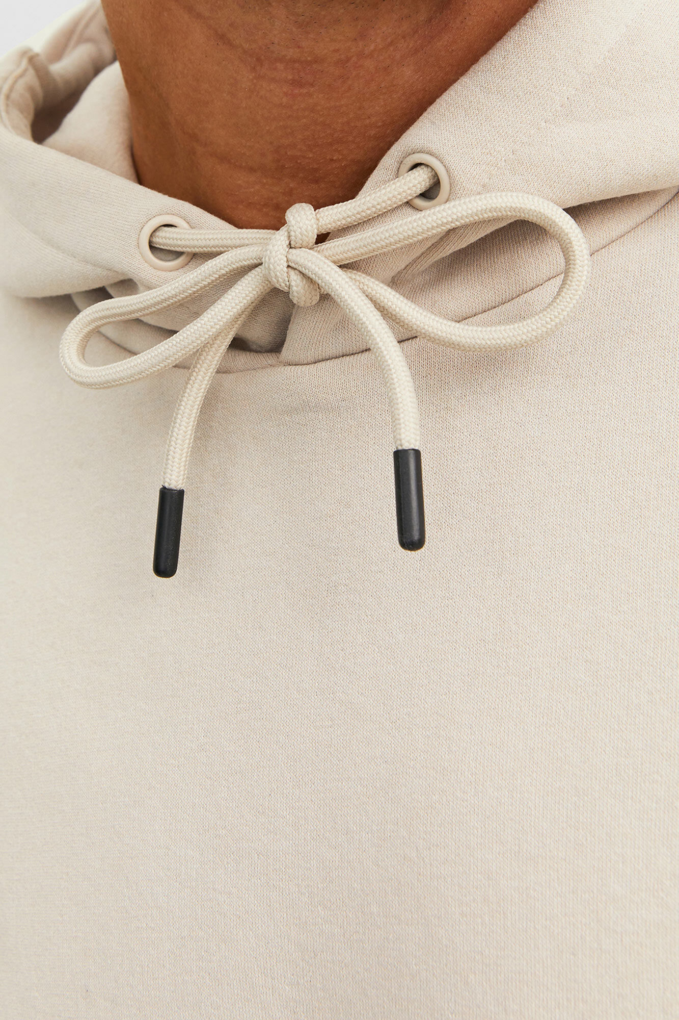 Jack & Jones Sudadera b&aacute;sica con capucha gris