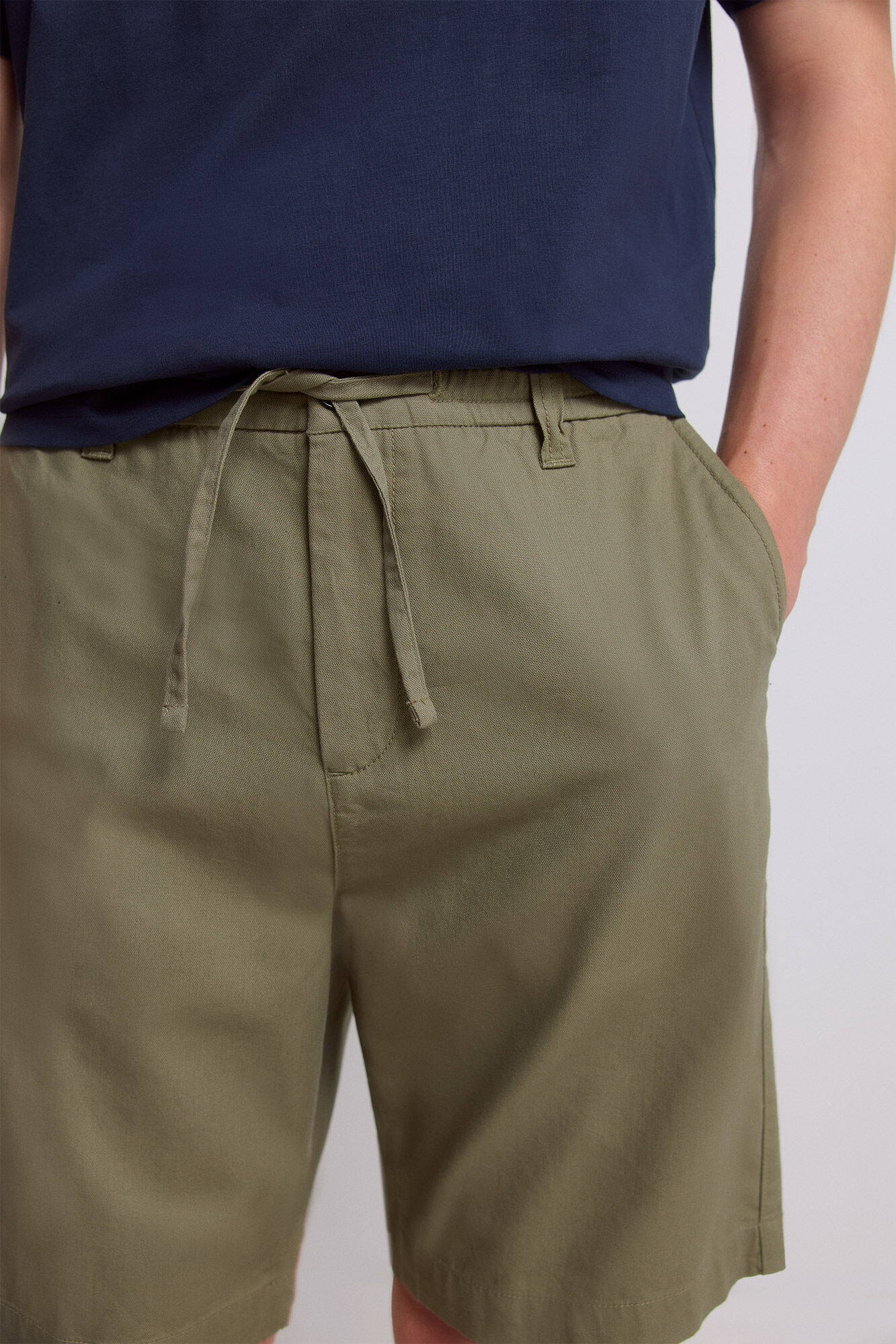 Springfield Bermudas ligera relaxed fit kaki