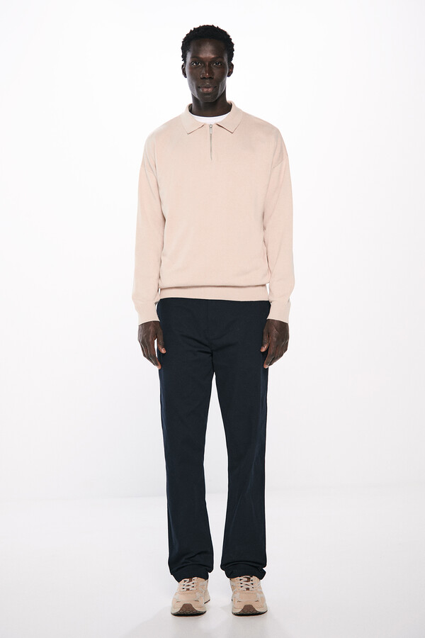 Springfield Pantalón chino regular fit marino