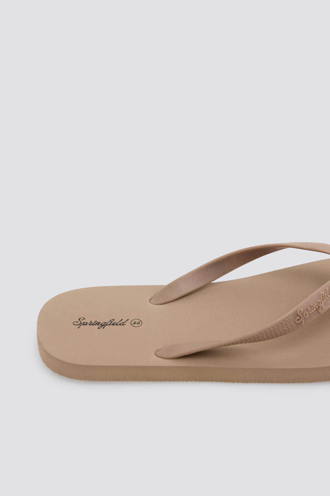 Springfield Sandalia de dedo beige