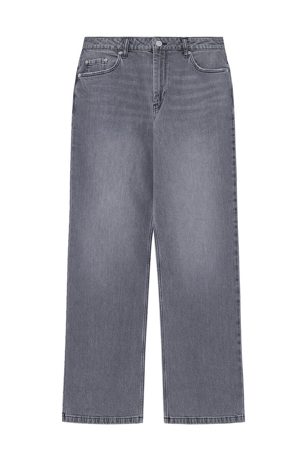 Springfield Jeans straight wide gris oscuro
