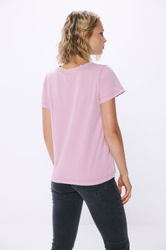 Springfield Playera gráfica morado/lila