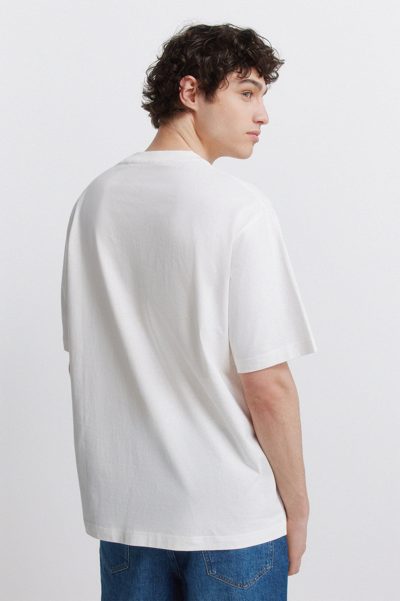 Springfield Playera Twin Peaks marfil