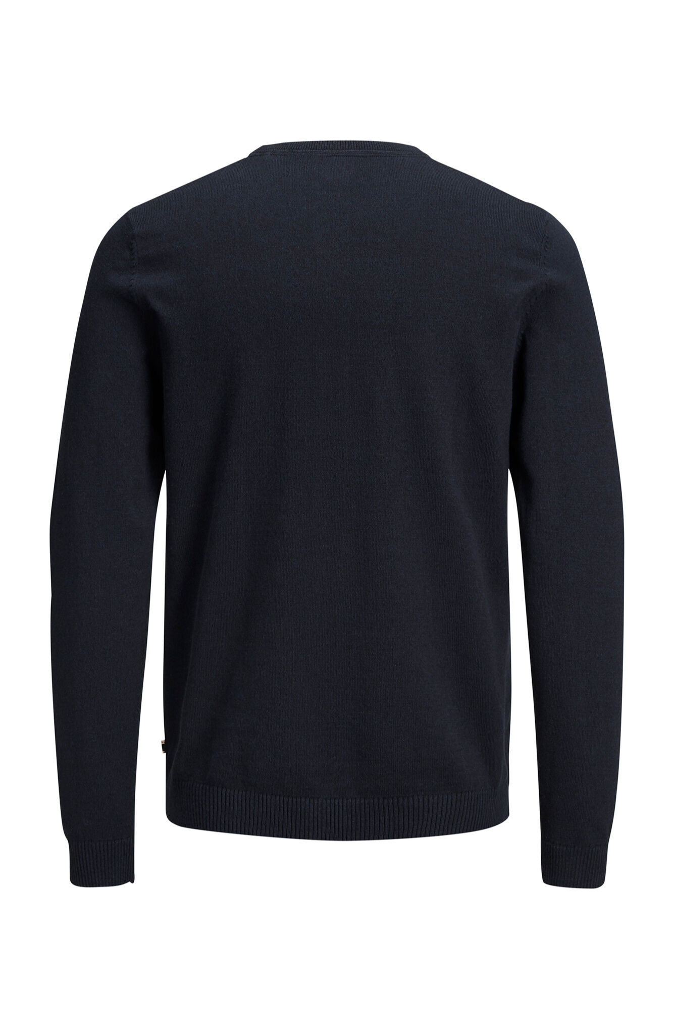 Jack & Jones Su&eacute;ter de algod&oacute;n cuello redondo marino