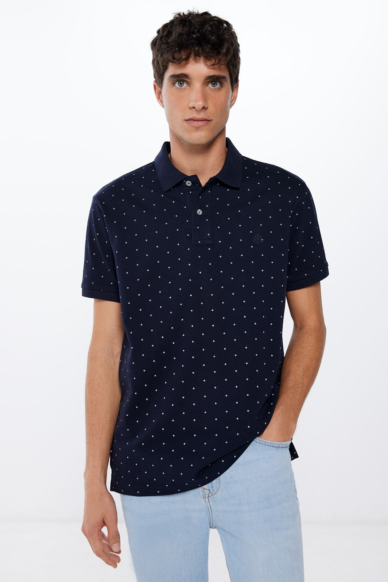 Polo pique micro estampado Polos de hombre Springfield MX