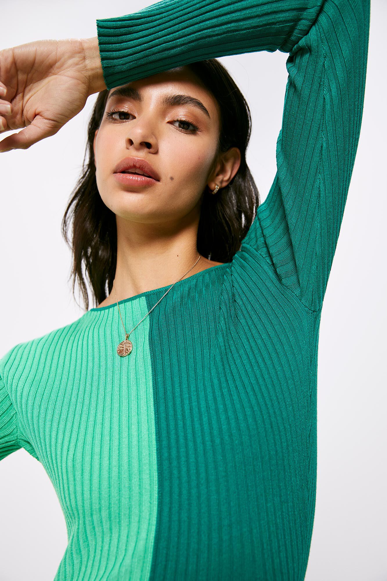 High Spirits Vestido Half Moon azul