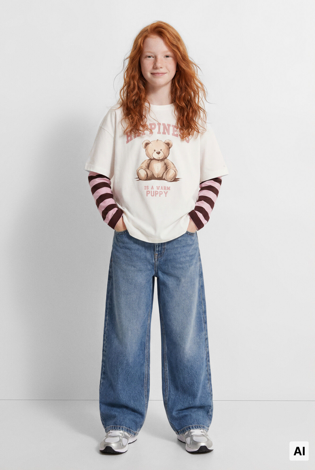 Springfield Kids Playera manga corta hapiness ni&ntilde;a