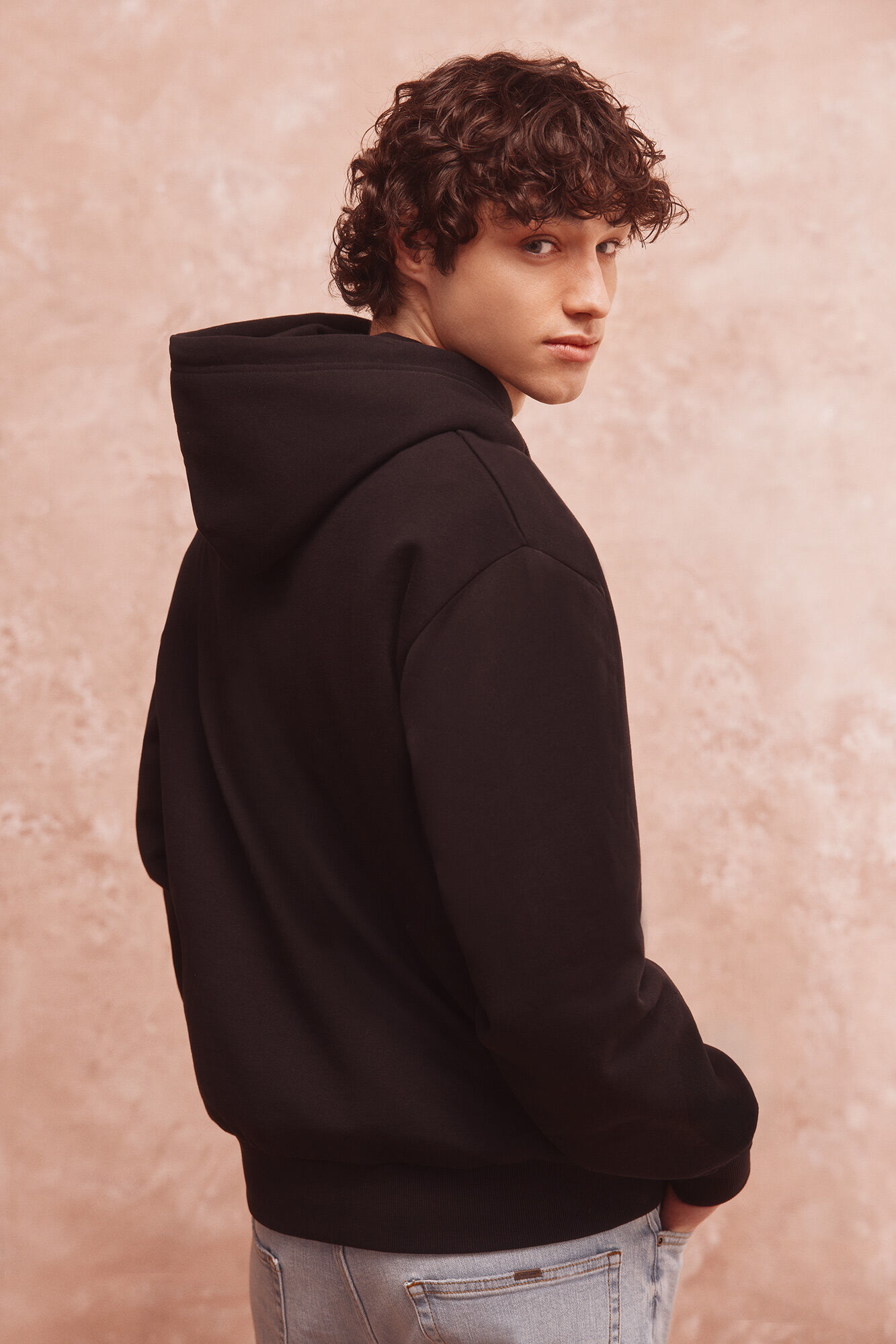 Springfield Sudadera capucha calavera negro