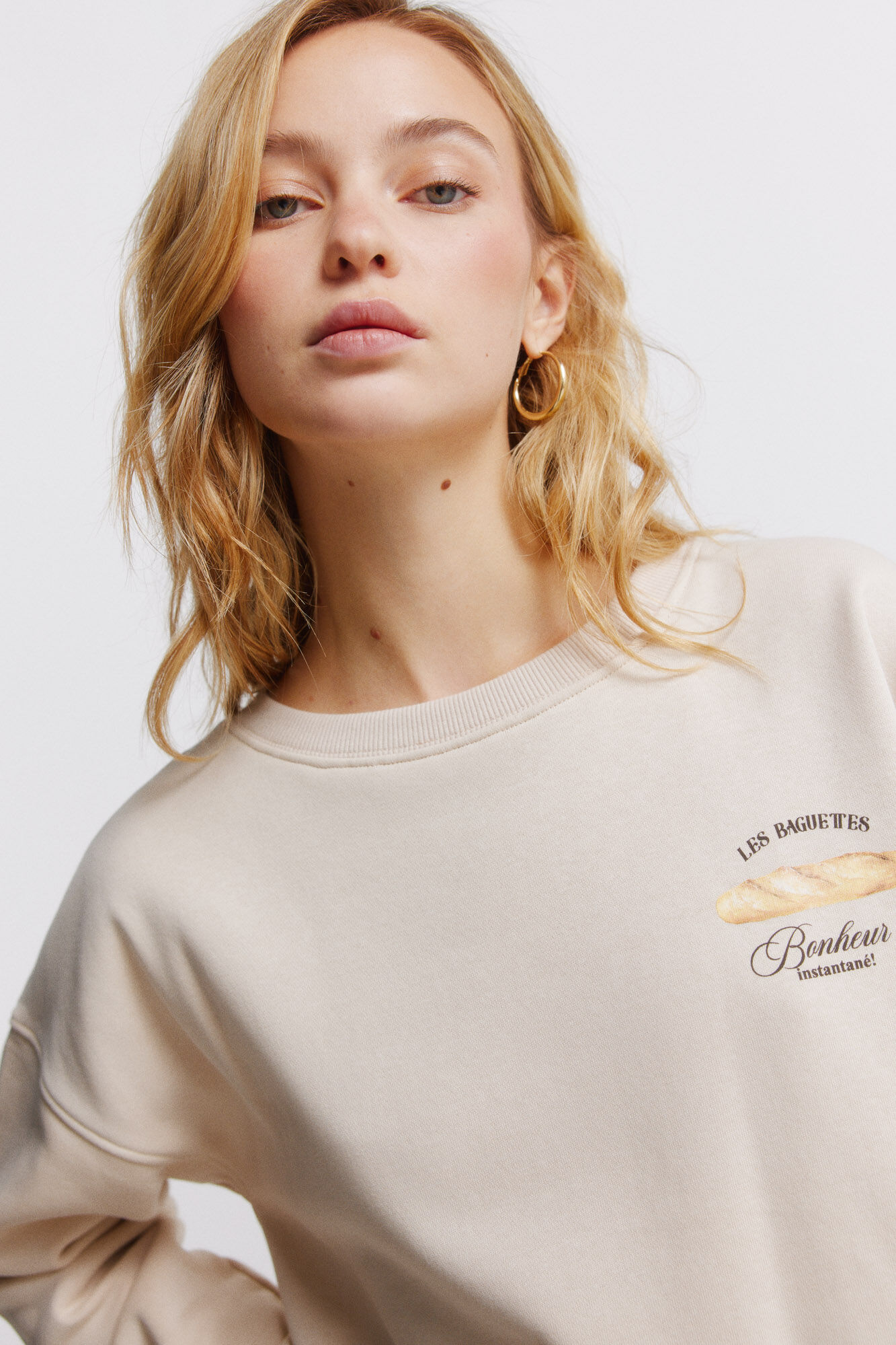 Springfield Sudadera Caf&eacute; boheme beige