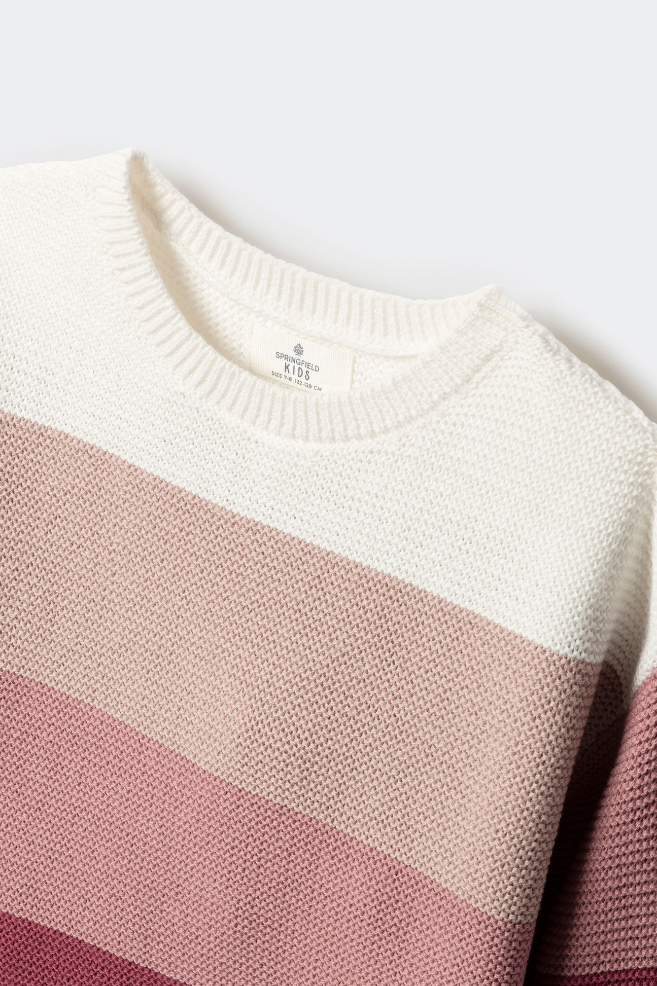 Springfield Kids Su&eacute;ter rayas ni&ntilde;a rosa