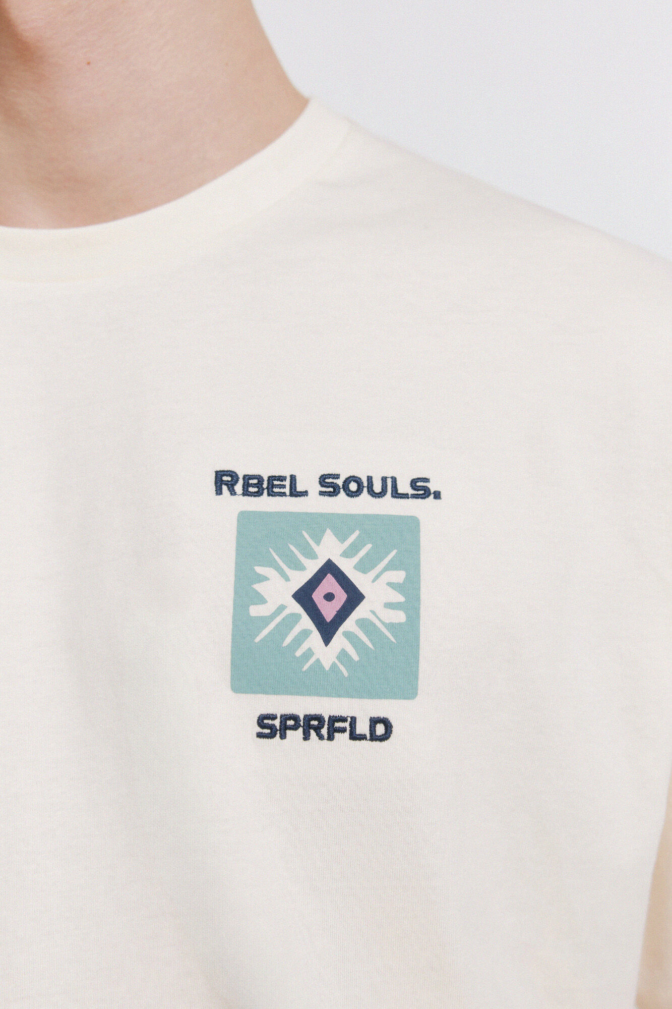 Springfield Playera Rbel soul blanco