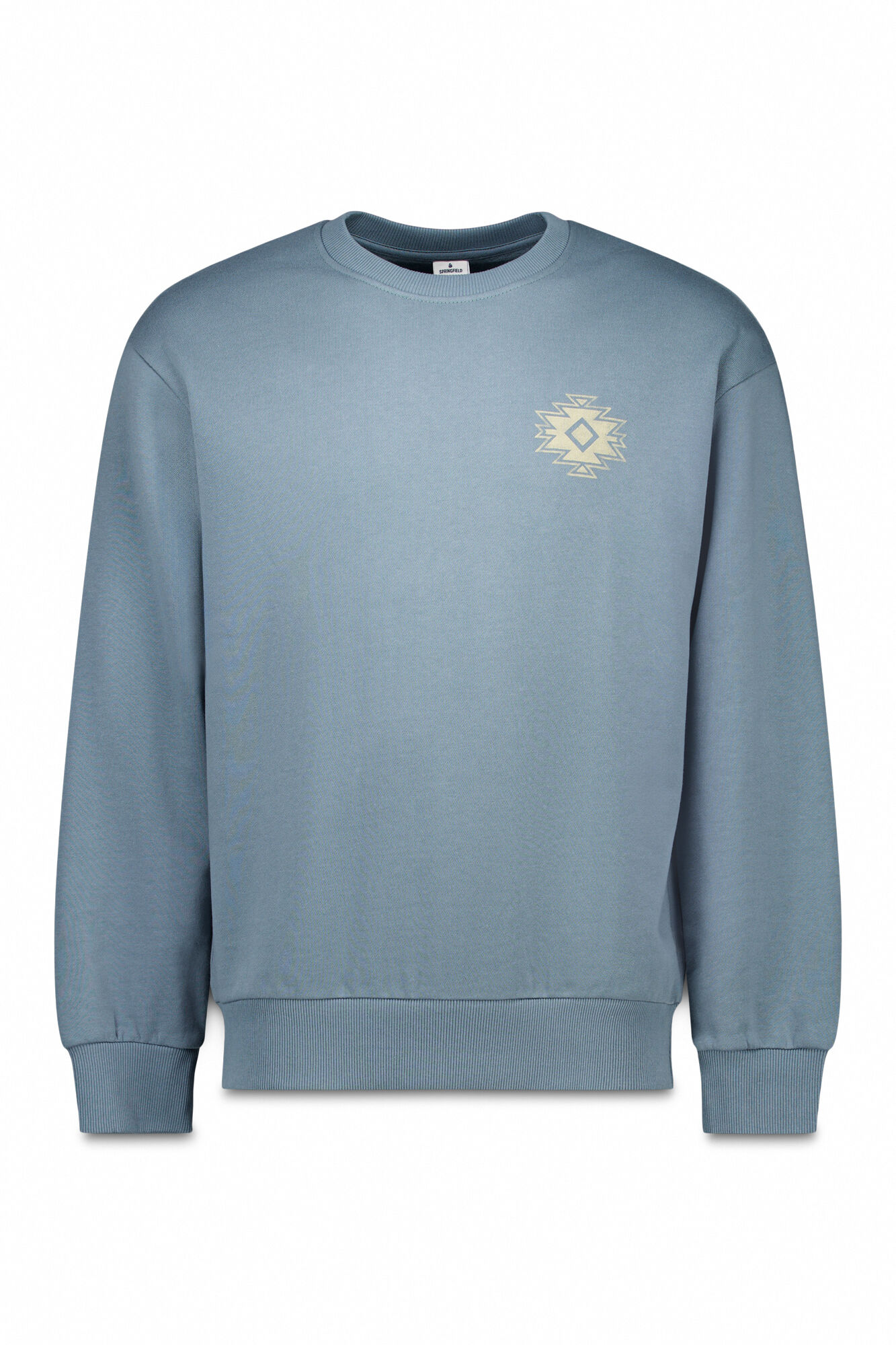 Springfield Sudadera de cuello redondo ajustado Legend azul