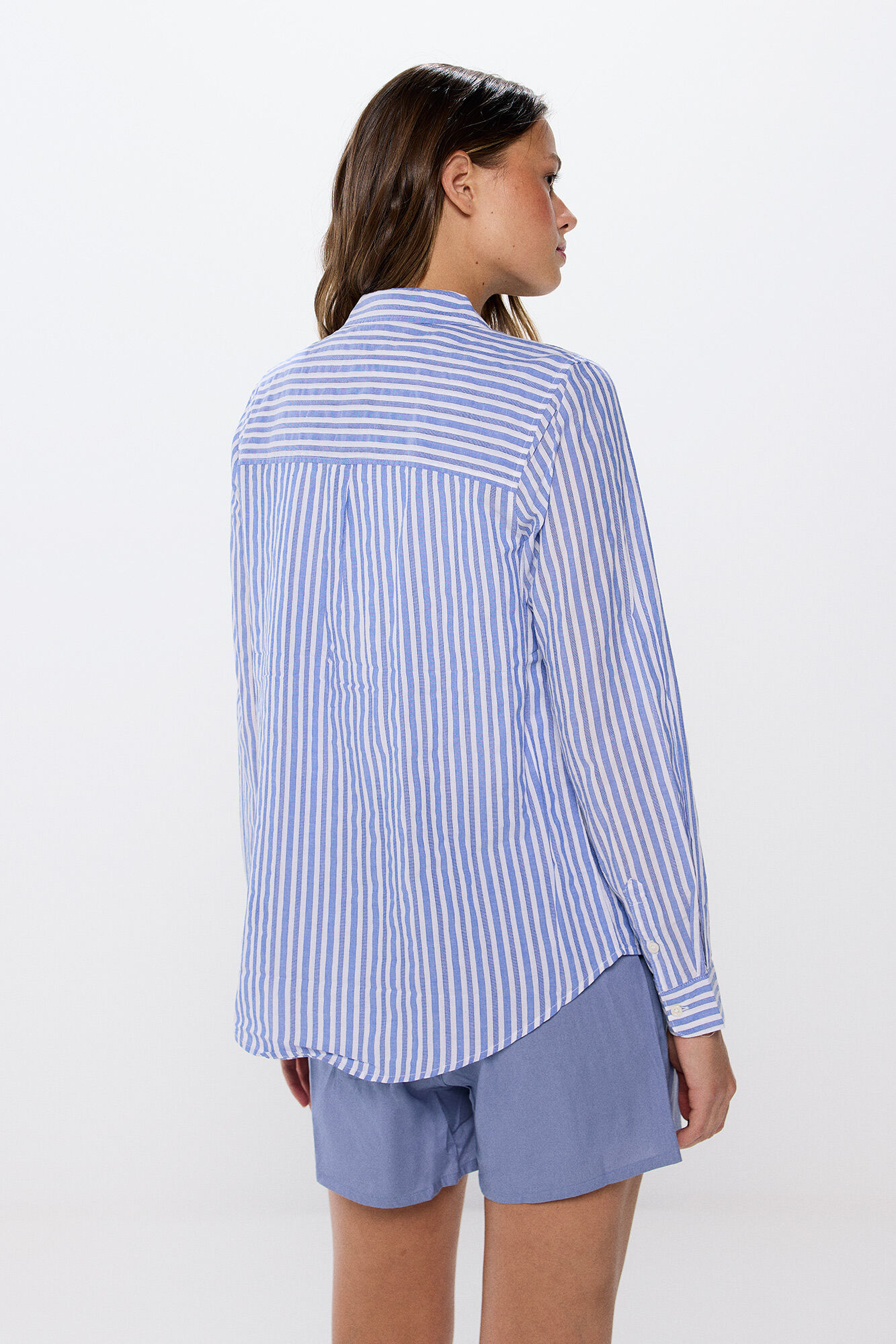 Camisa Rayas Textura REBAJAS MUJER Springfield MX