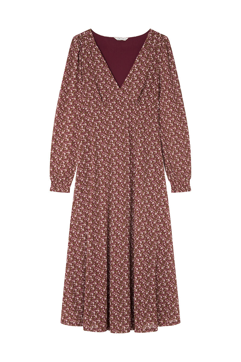 Springfield Vestido midi florecitas estampado