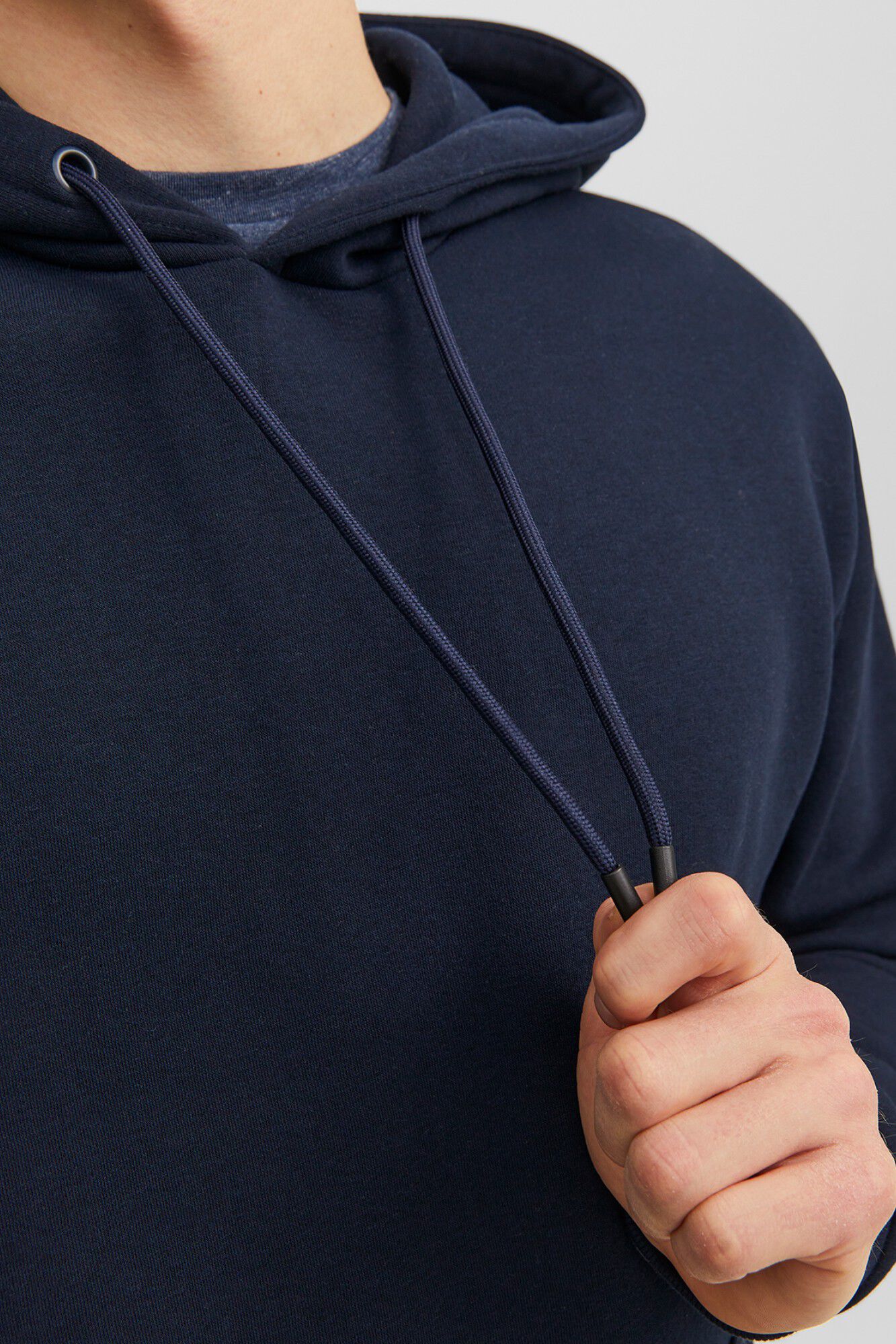Jack & Jones Sudadera b&aacute;sica con capucha marino