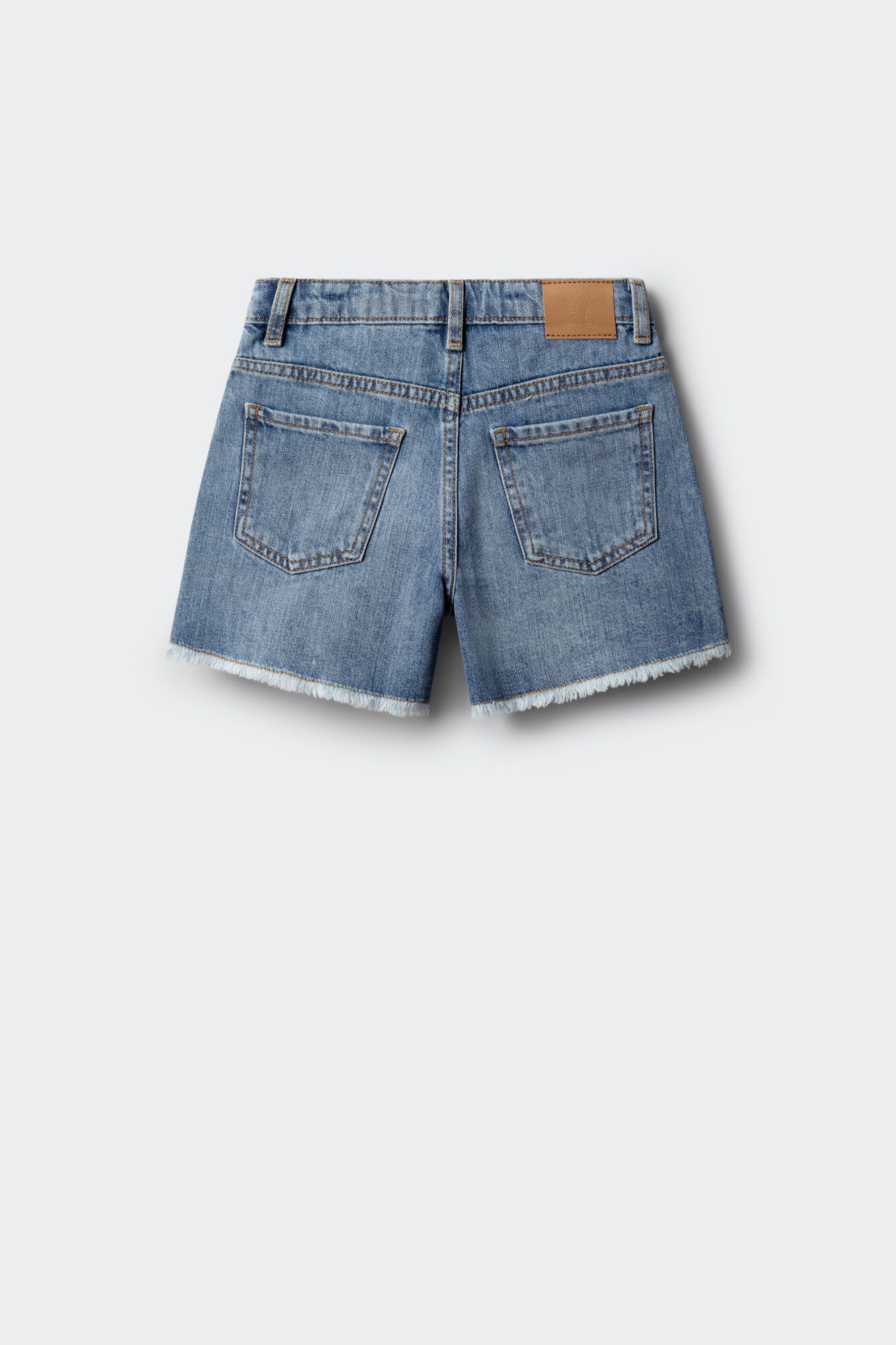 Springfield Kids Short de mezclilla bordado con bolsillos para ni&ntilde;a