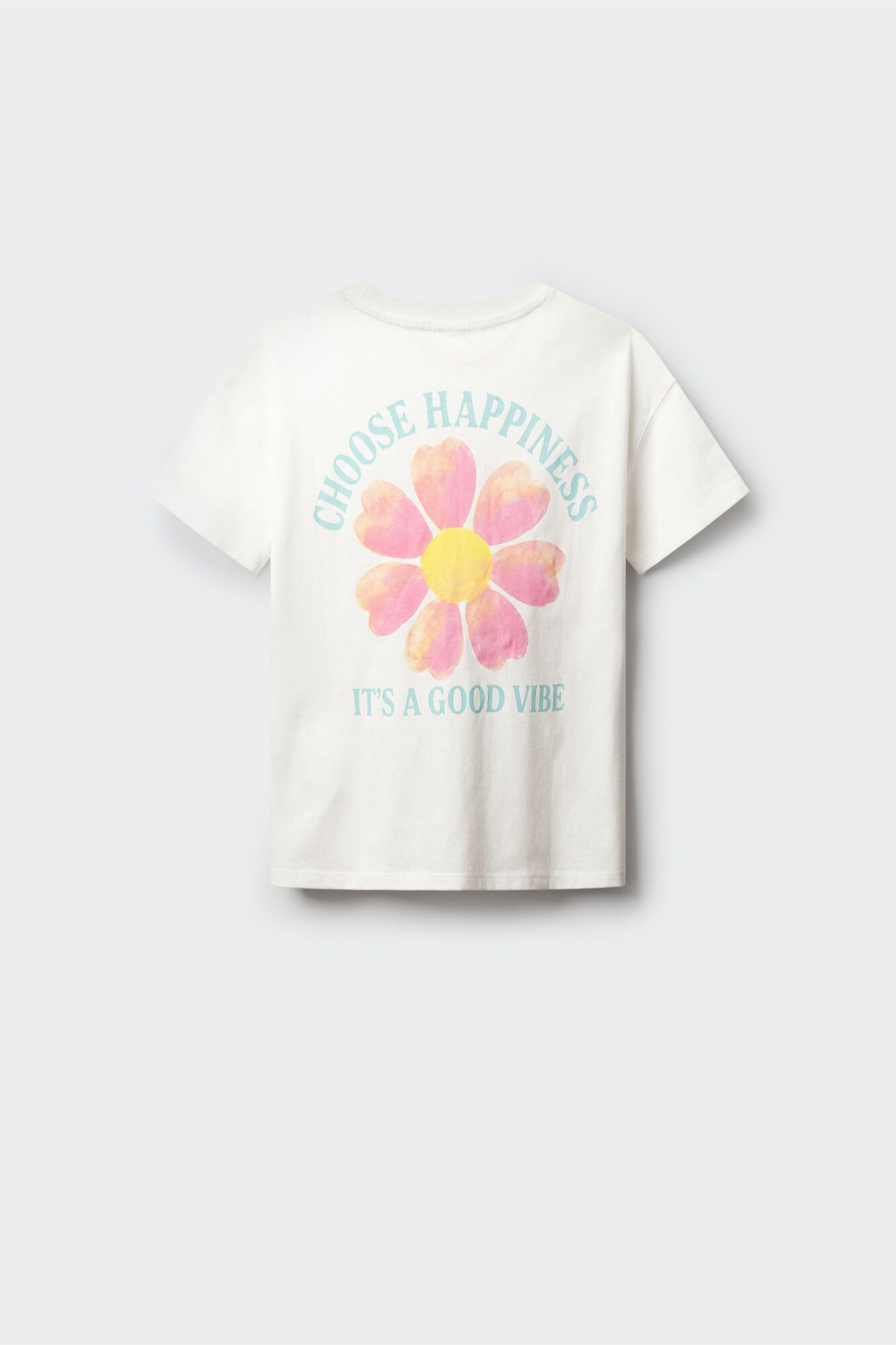 Springfield Kids Playera de manga corta con estampado floral para ni&ntilde;a