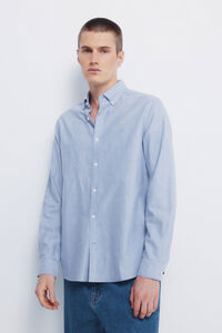Springfield Camisa Oxford de Tencel