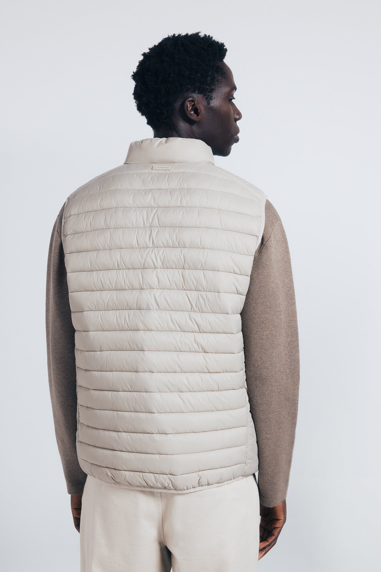 Springfield Chaleco acolchado caf&eacute;