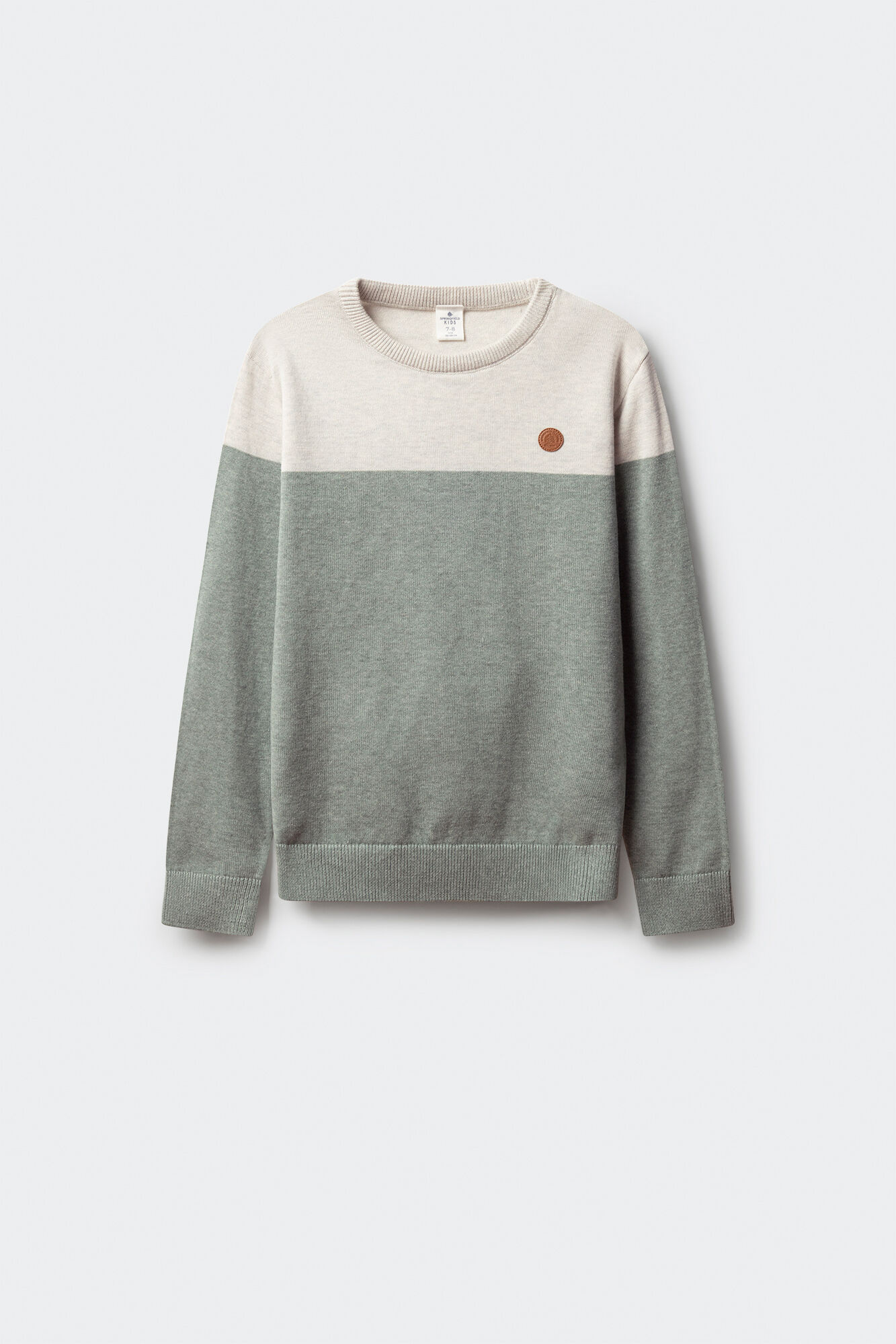 Springfield Kids Jersey Color Block ni&ntilde;o verde