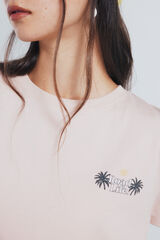 Springfield Playera gráfica espalda naranja