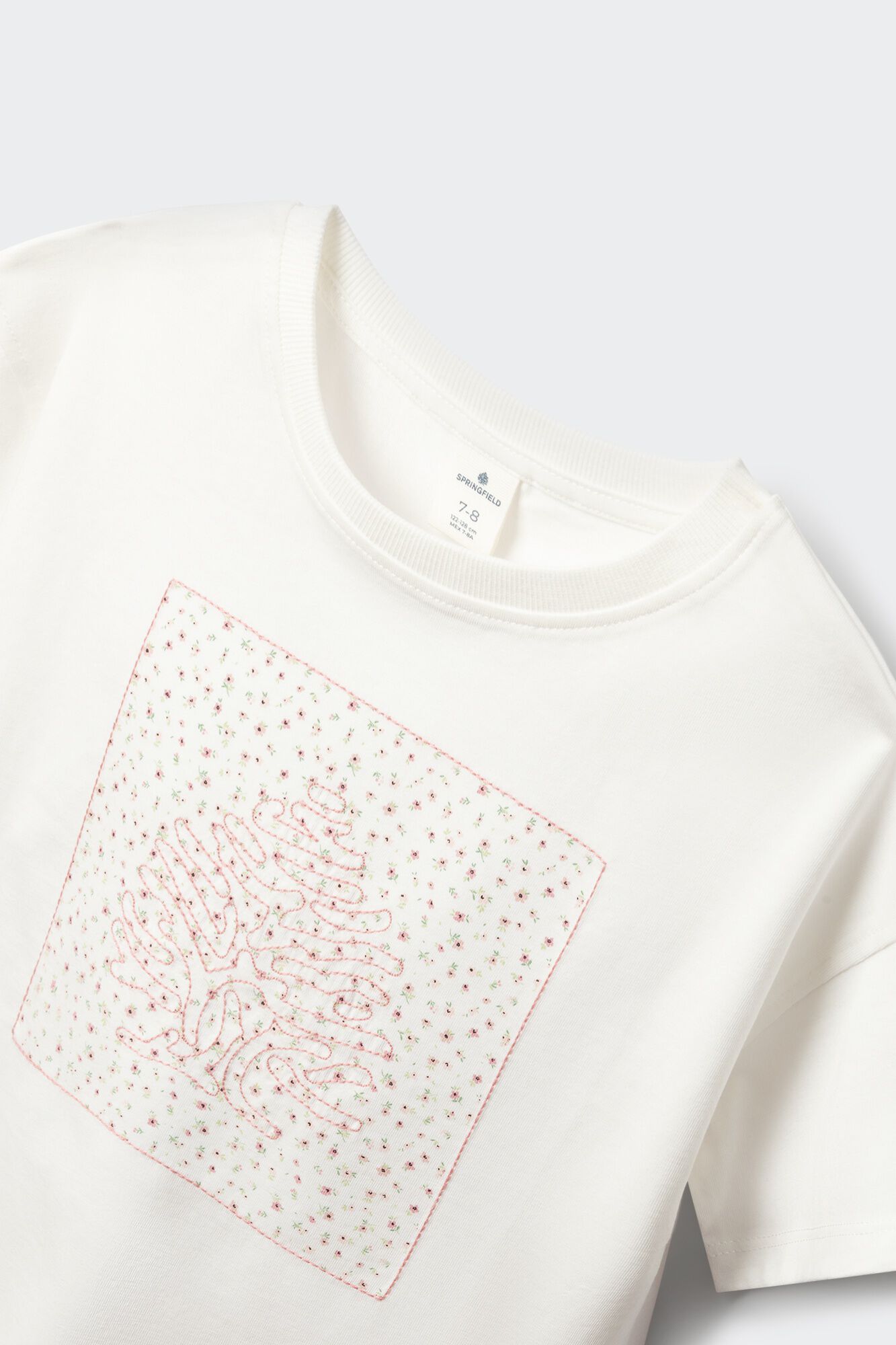 Springfield Kids Playera &Aacute;rbol Flores ni&ntilde;a marfil