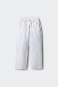 Springfield Pantalon chino lino niño natural