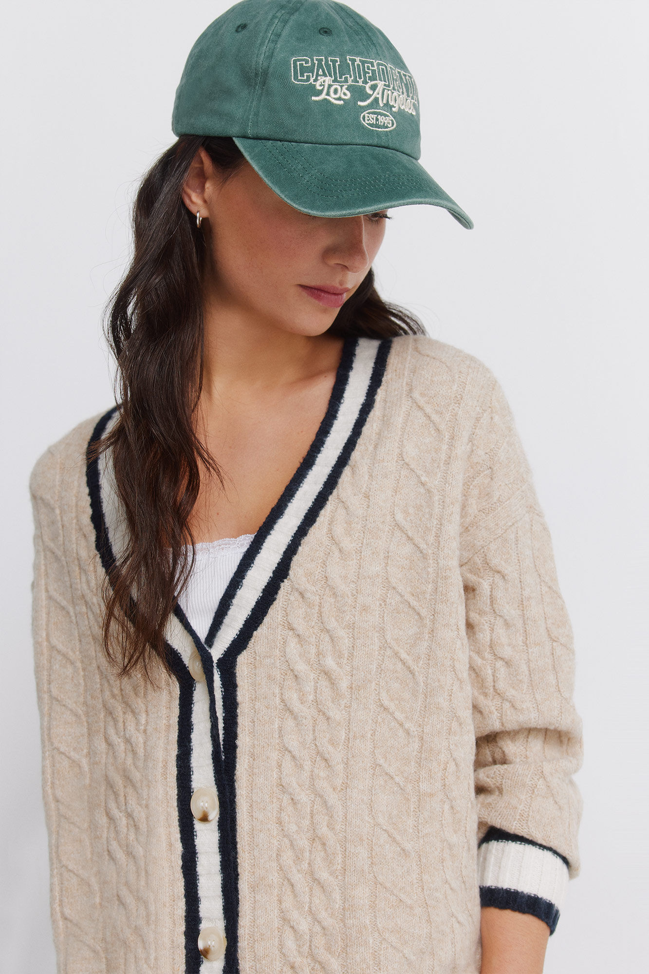 Springfield Gorra "Los Angeles California" verde