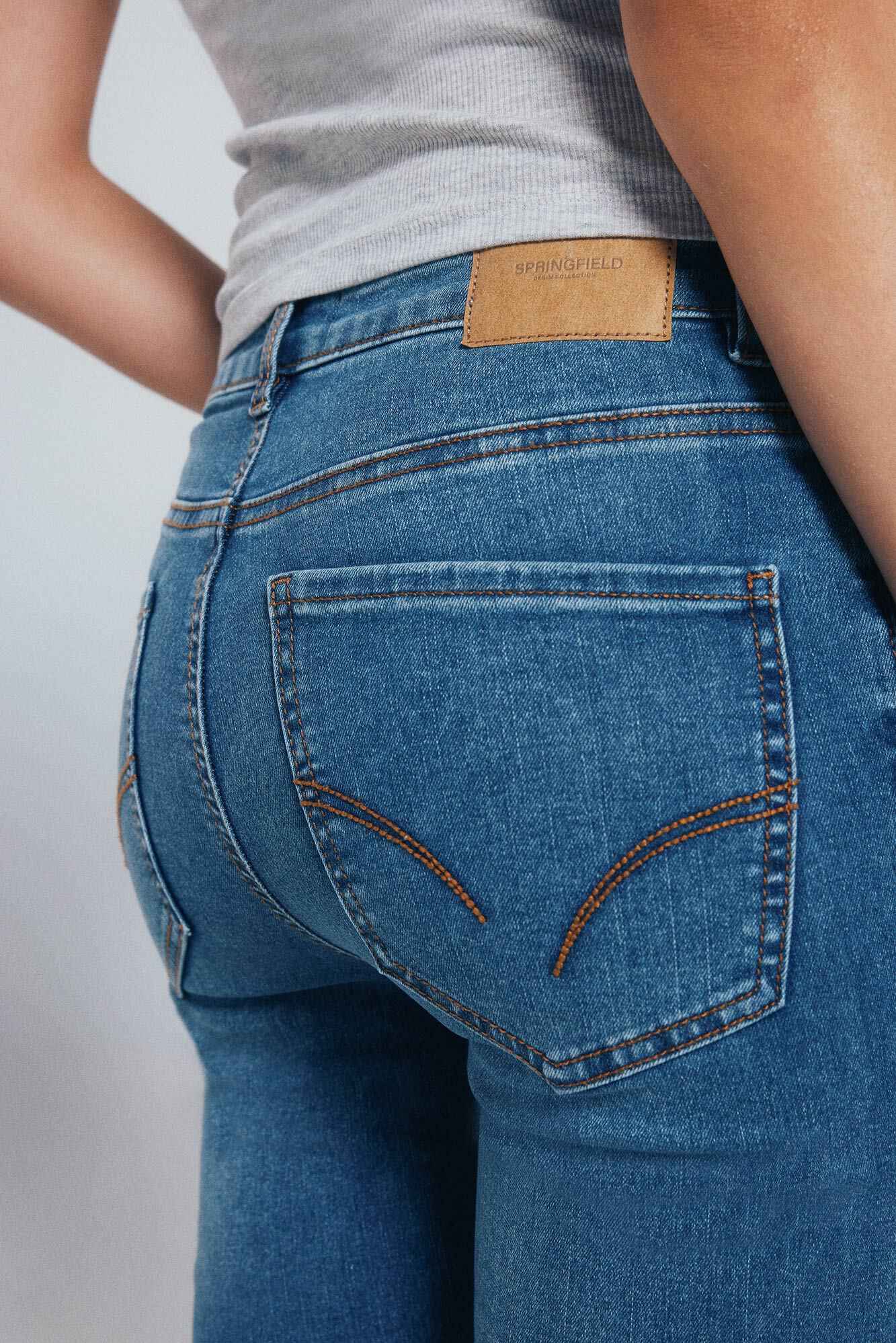 Springfield Jeans skinny  azul