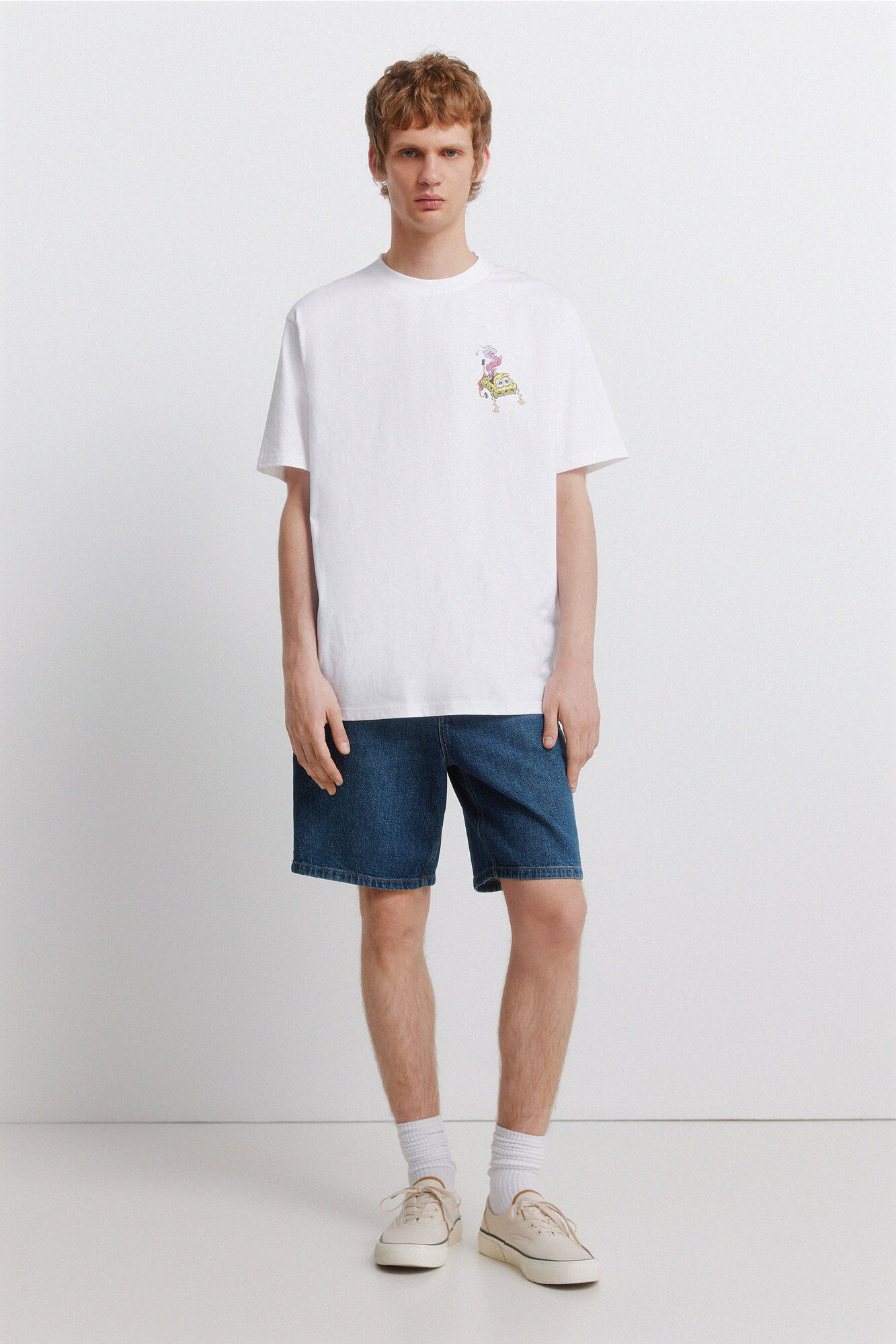 Springfield Playera Bob Esponja natural