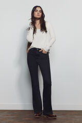 Springfield Jeans de corte bota negro