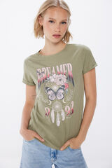 Springfield Playera "Dreamer" kaki