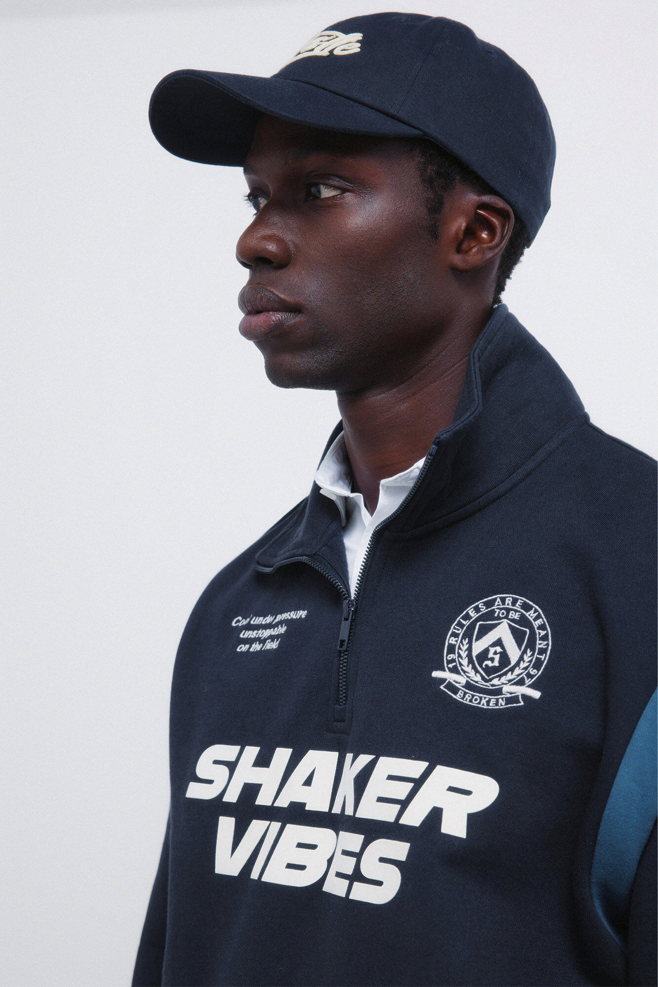 Springfield Sudadera con corte estampado