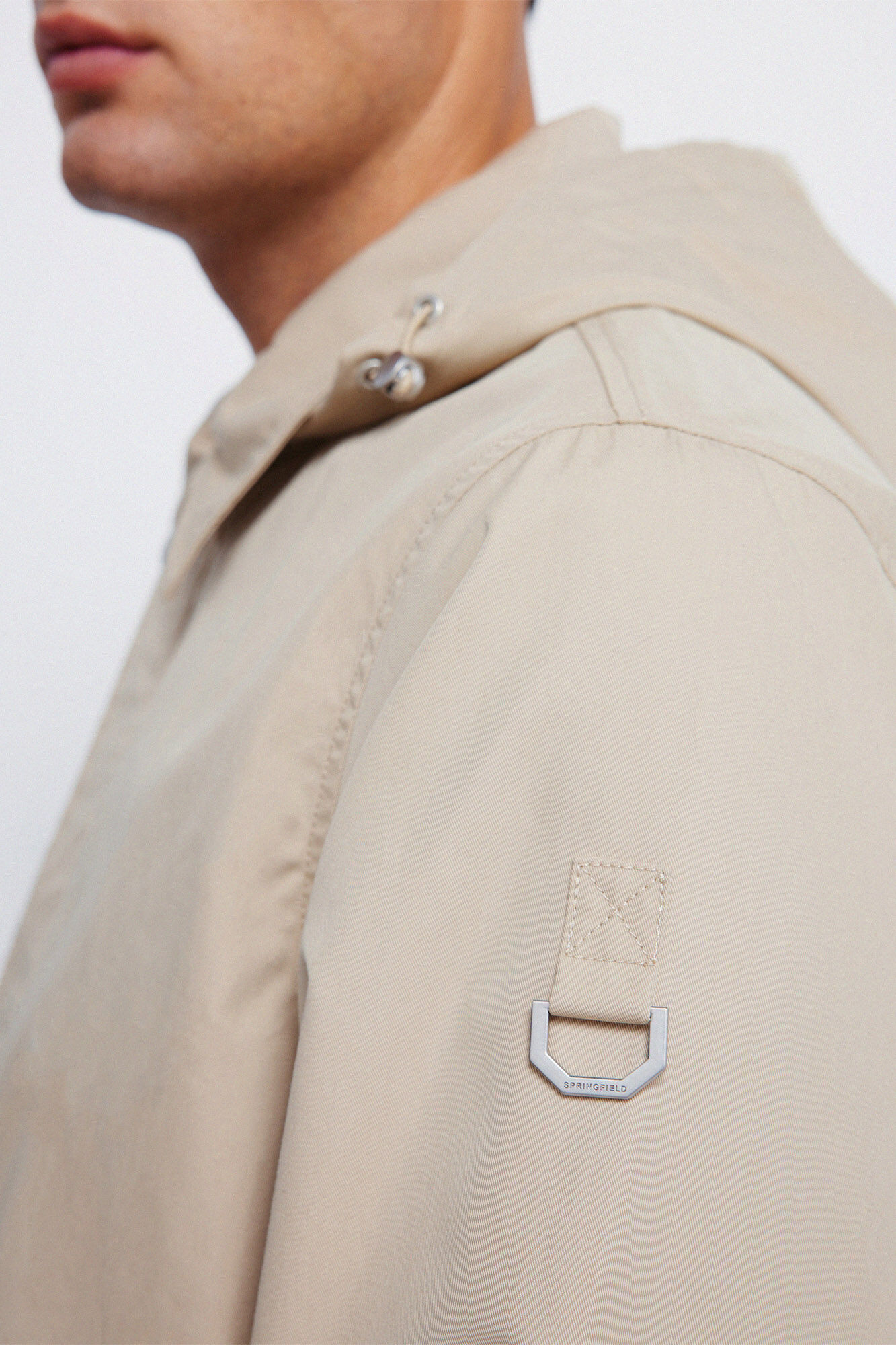 Springfield Parka ligera beige