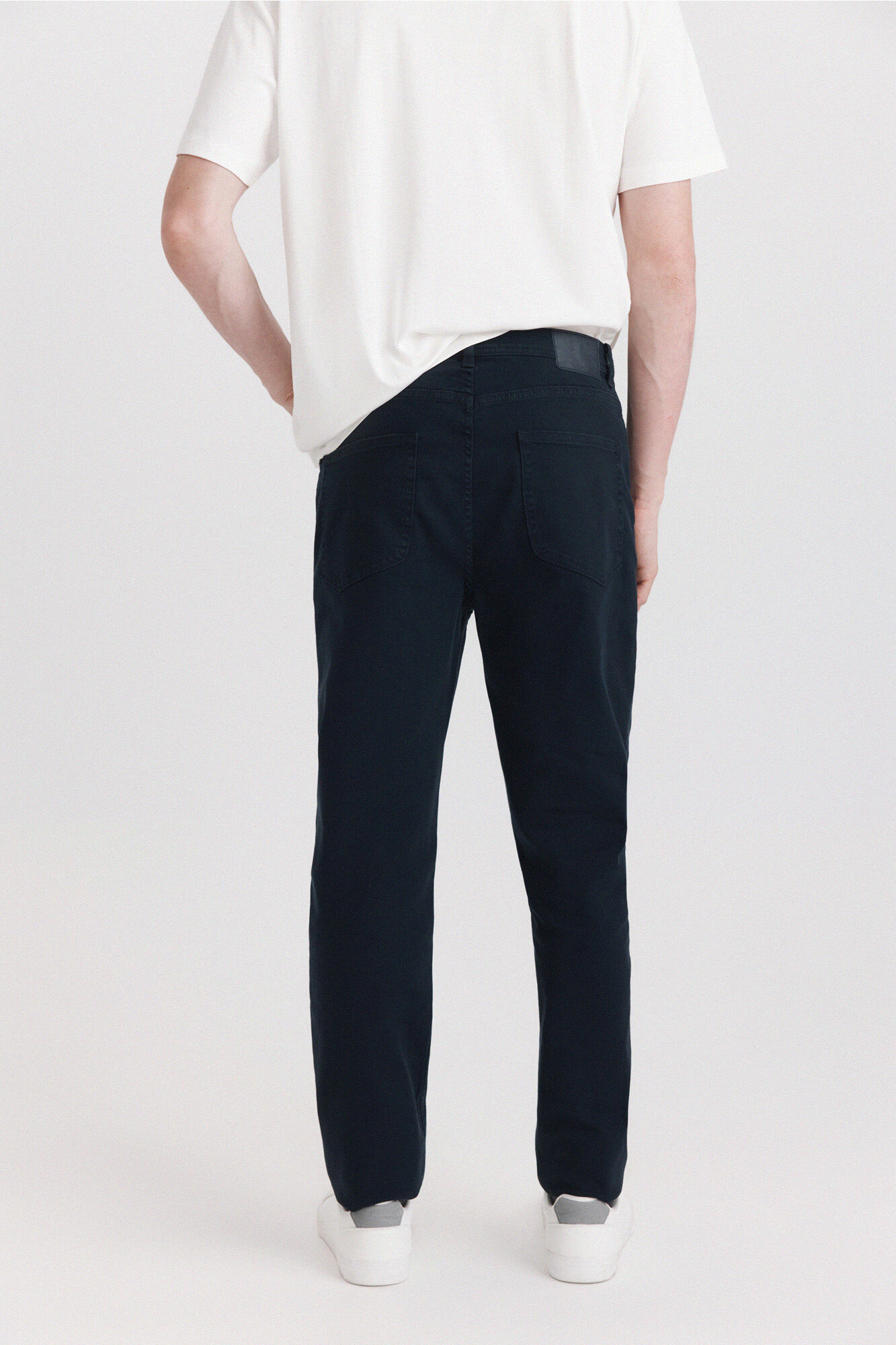 Springfield Pantal&oacute;n de 5 bolsillos slim lavado azul