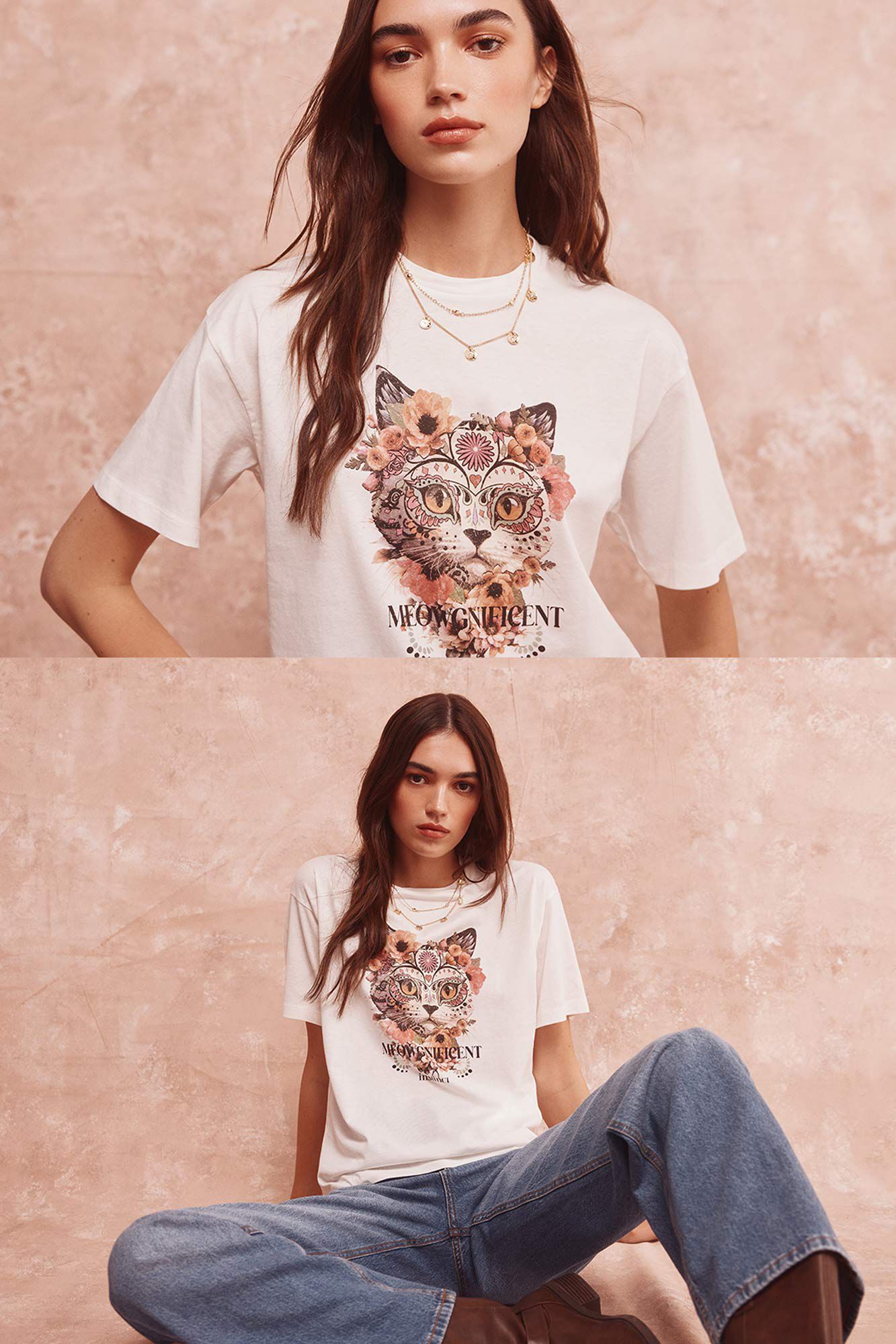 Springfield Playera "Meowgnifient"