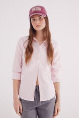 Springfield Camisa oxford algodón rosa