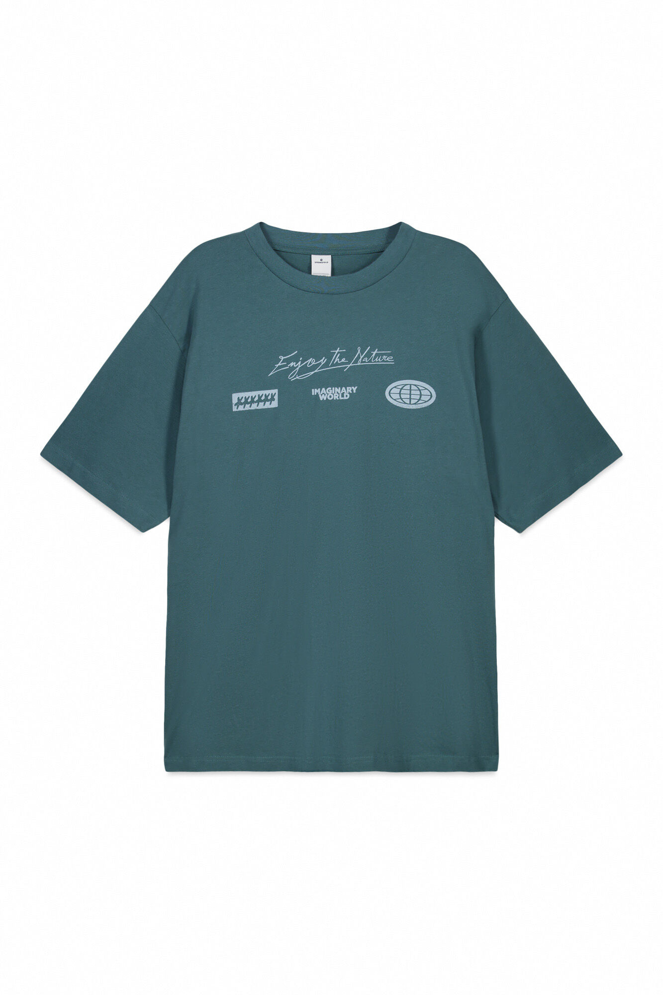 Springfield Playera con logo turquesa