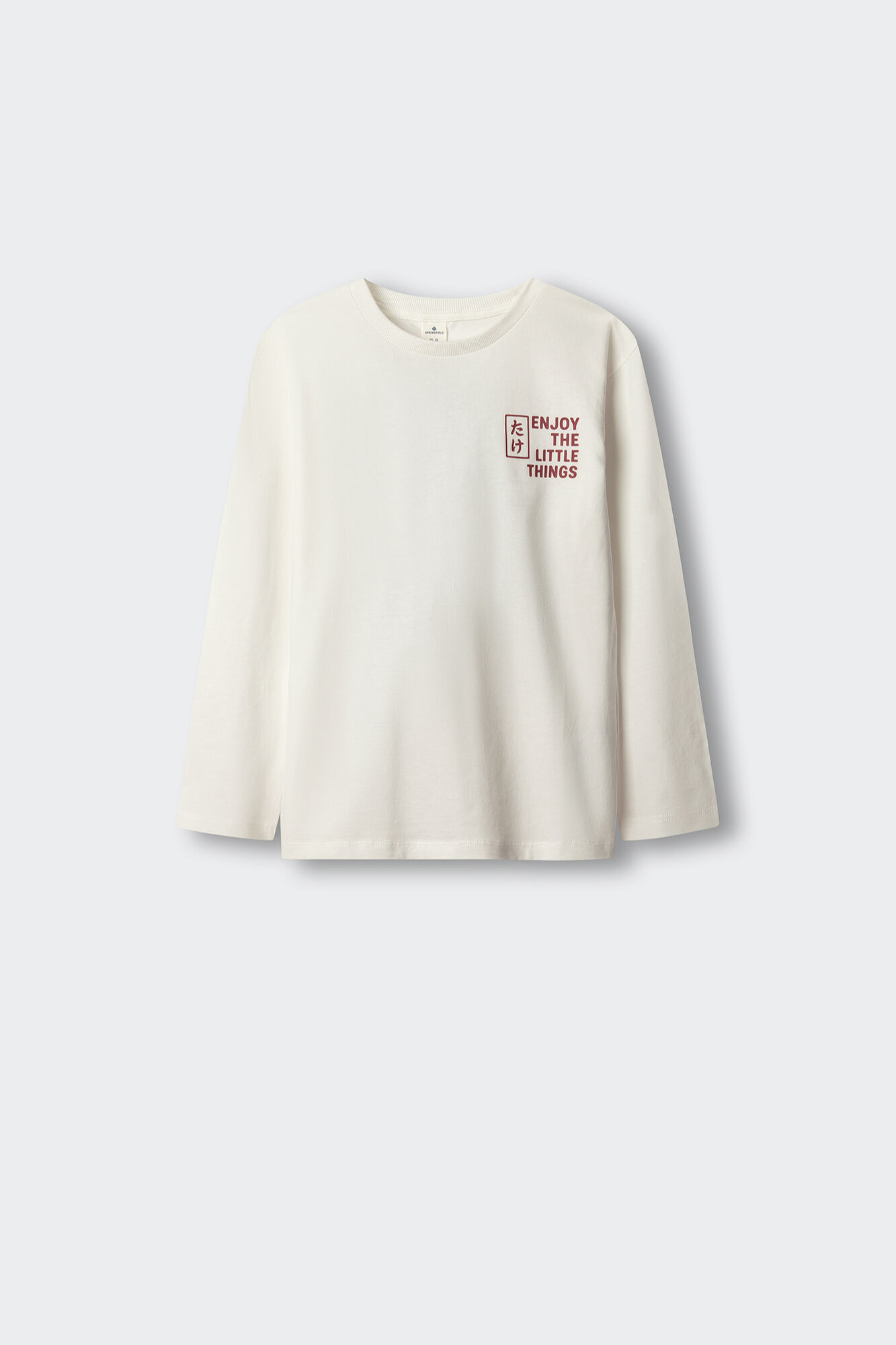 Springfield Kids Playera manga larga Tigre Ramen ni&ntilde;o