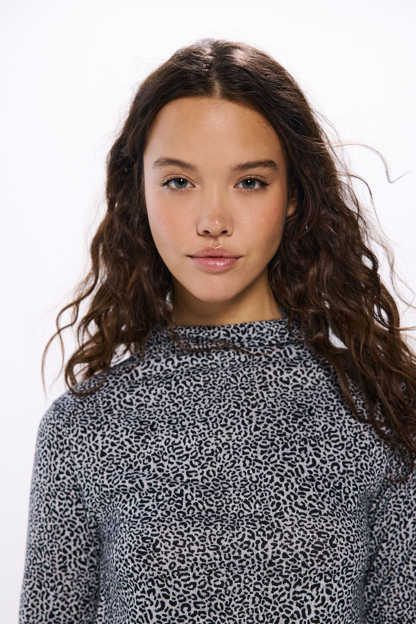 Springfield Playera cuello perkins tacto suave gris